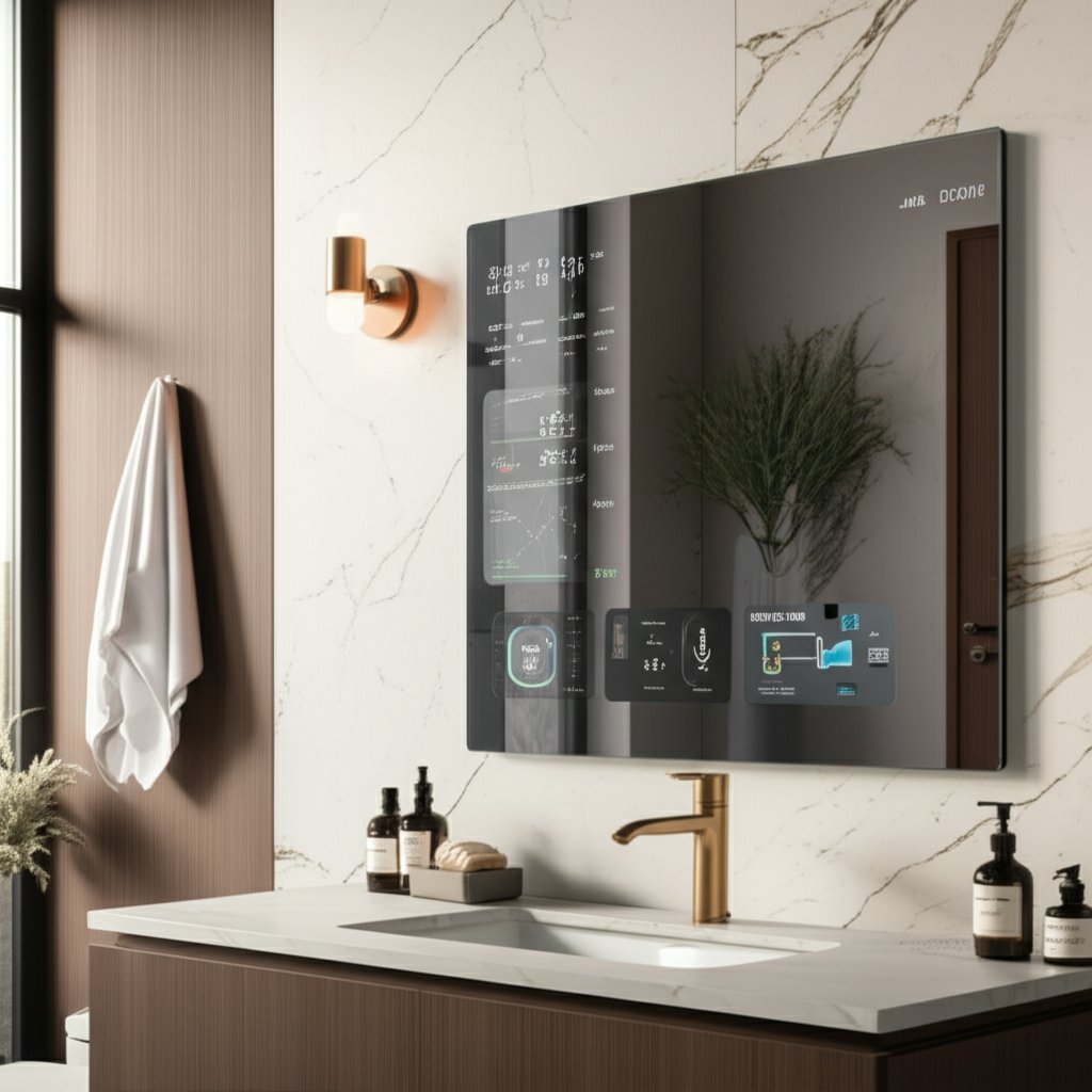 Featured image for Smart Mirrors Replace Phones as Morning Command Centers