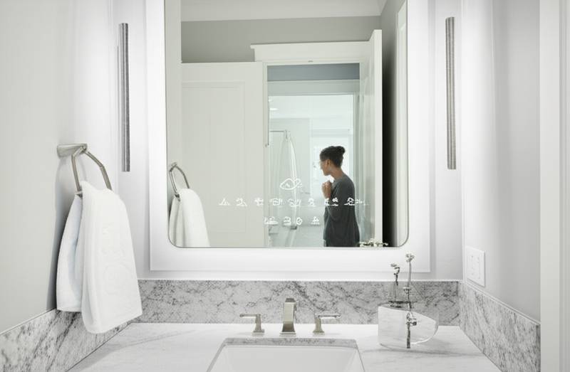 Smart Mirrors Show Live Health Vitals in Your Bathroom