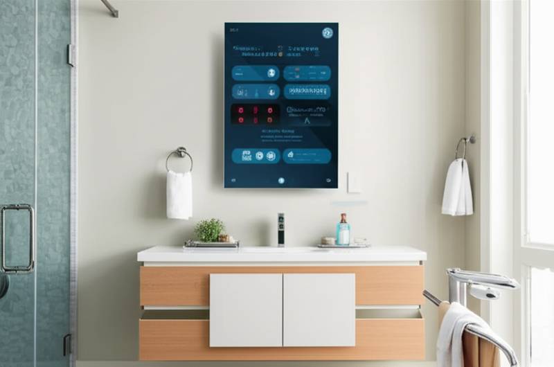 Featured image for Smart Mirrors Turn Your Bathroom Into a Health Hub