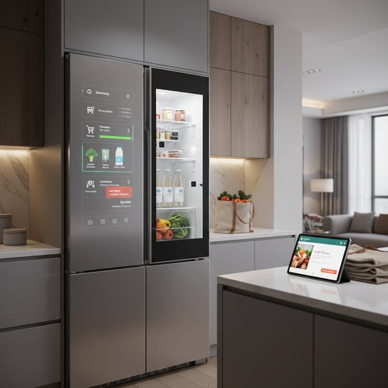 Featured image for Smart Fridges That Track Food and Order Groceries