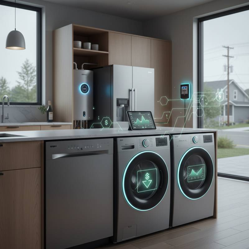 Featured image for Smart Appliances Run When Electricity Costs Less