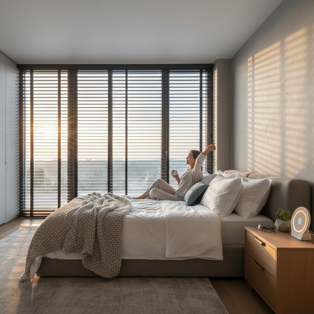 Featured image for Smart Blinds Mimic Sunrise to Fight Winter Blues