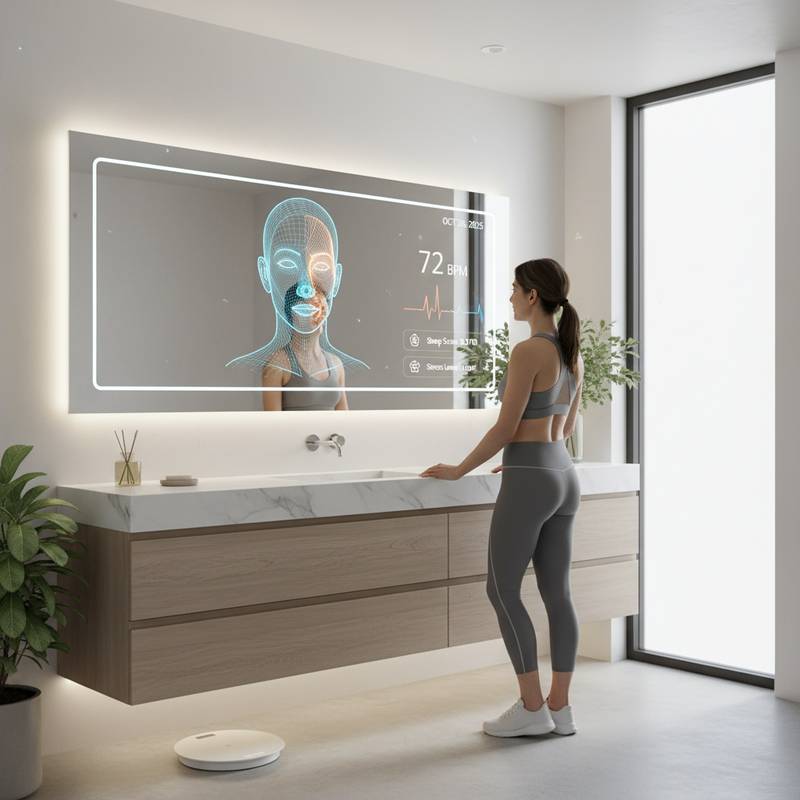 Featured image for Smart Mirrors Turn Your Bathroom Into a Health Clinic