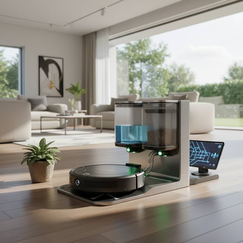 Featured image for Robot Vacuums Now Mop, Sanitize and Empty Themselves