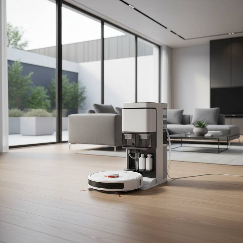 Featured image for Self-Refilling Robot Vacuums Clean for a Week