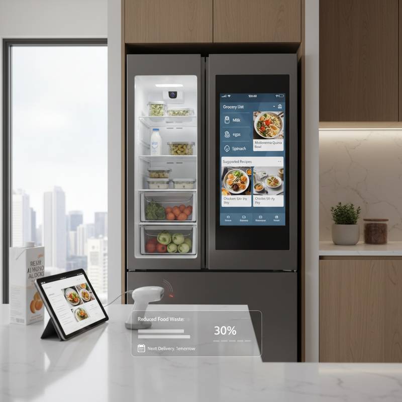 Smart Fridges Now Track Food and Reorder Groceries