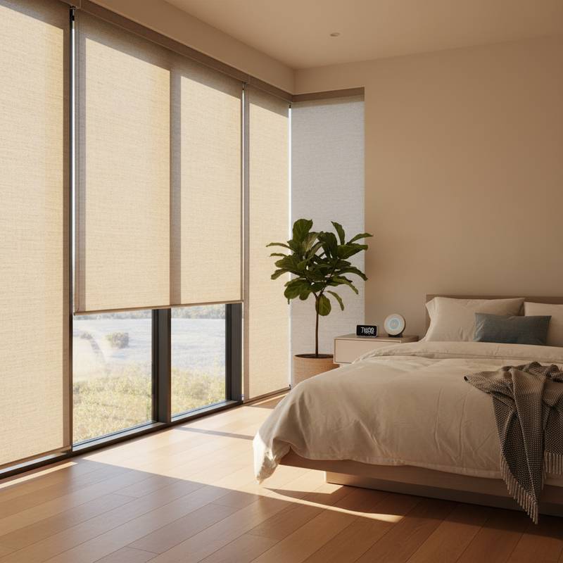 Featured image for Smart Blinds That Wake You With Gradual Morning Light