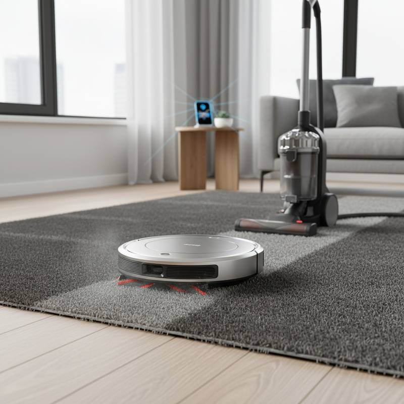 Featured image for Robot Vacuums Now Match Uprights on Deep Carpets