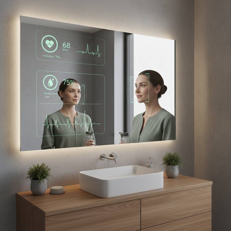 Featured image for Smart Mirrors Turn Morning Routines Into Health Scans