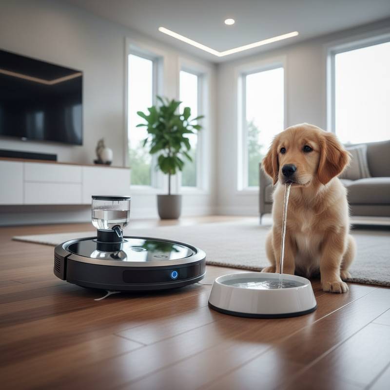 Featured image for Robot Vacuums Now Clean Floors and Fill Pet Bowls