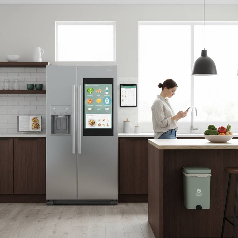 Featured image for Smart Fridges Track Food to Stop Kitchen Waste