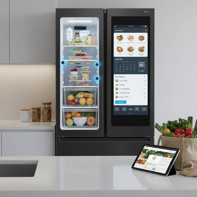 Featured image for Smart Fridges That Track Food and Order Groceries