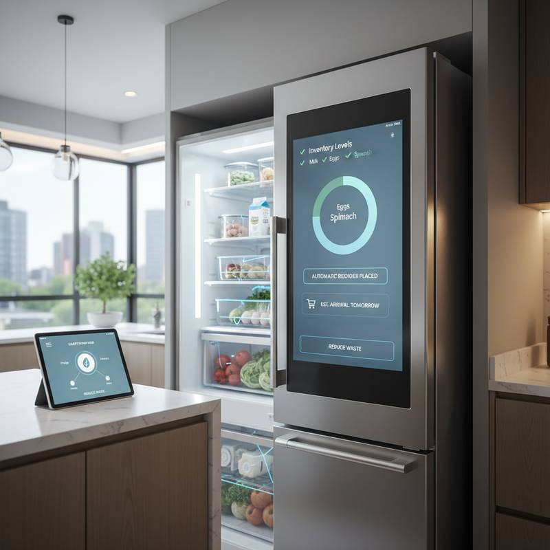 Featured image for Smart Fridges Now Order Groceries Before You Run Out