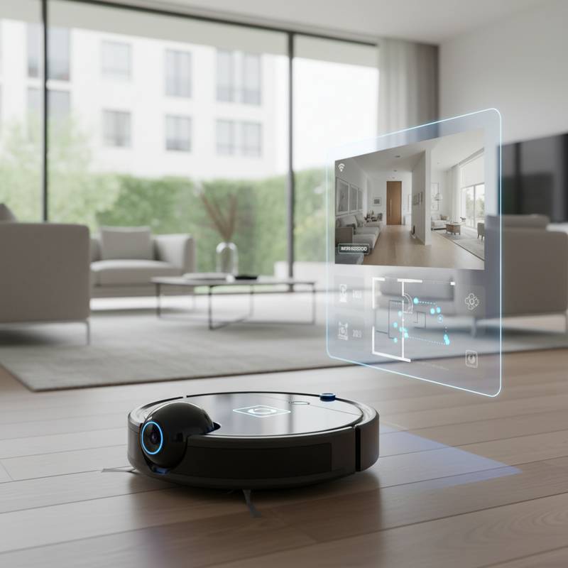 Featured image for Robot Vacuums Now Double as Moving Security Cameras