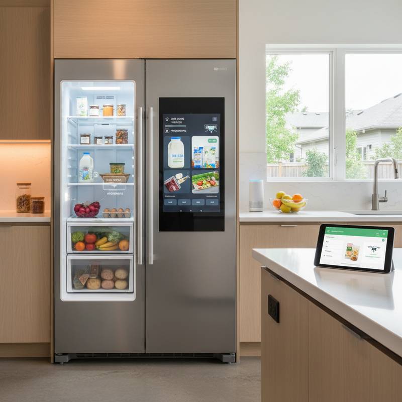 Smart Fridges Track Food and Reorder Groceries for You