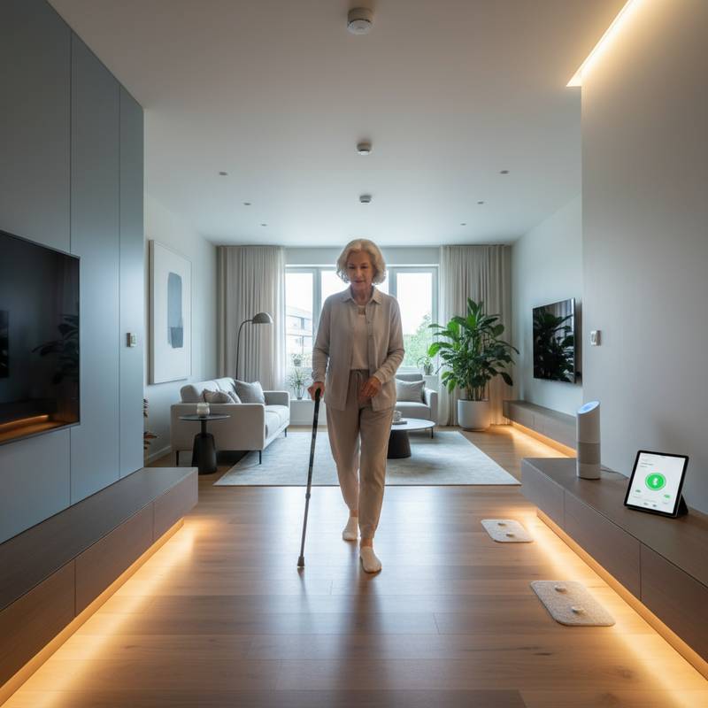 Featured image for Smart Homes Cut Senior Falls 75% Without Pendants