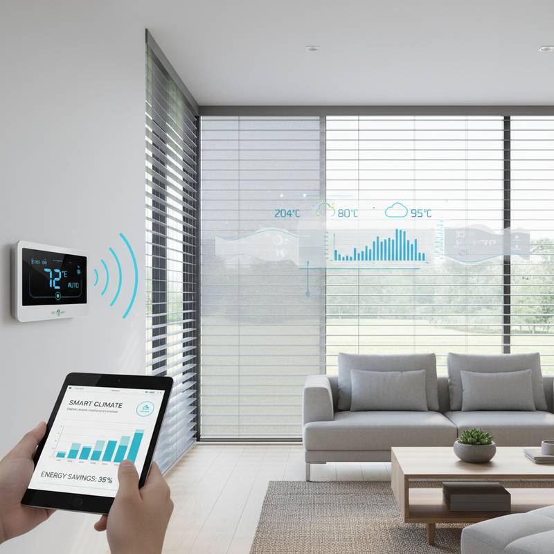 Featured image for Smart Blinds Cut AC Costs 35% with Weather Data