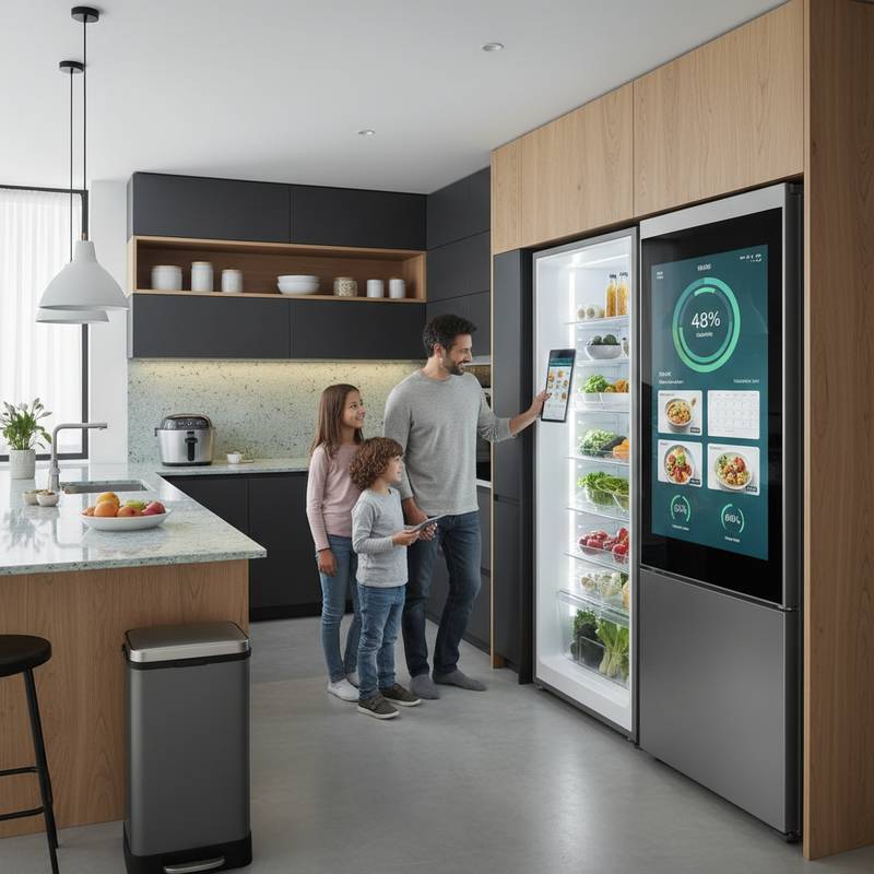 Featured image for AI Fridges Cut Food Waste in Half with Smart Tracking