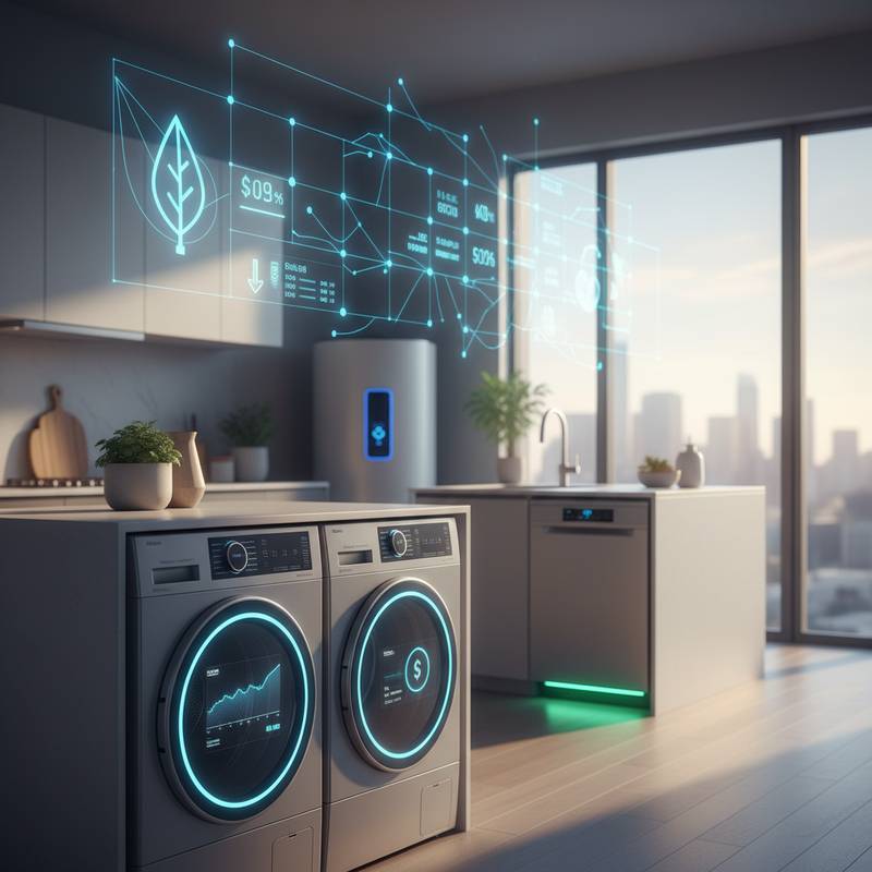 Featured image for Smart Appliances Run When Electricity Is Almost Free