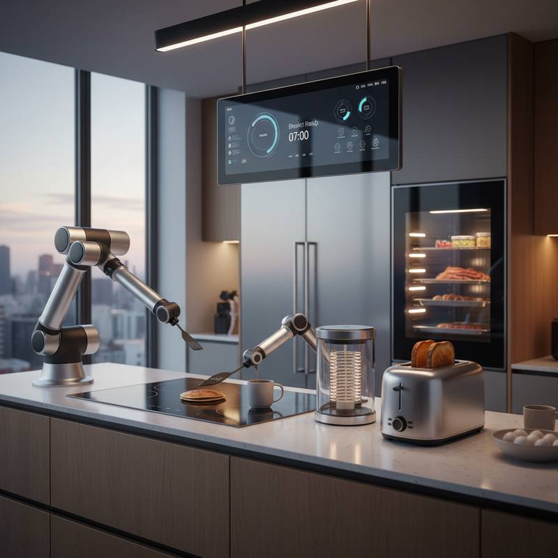 Featured image for Robotic Kitchens Now Cook Breakfast While You Sleep