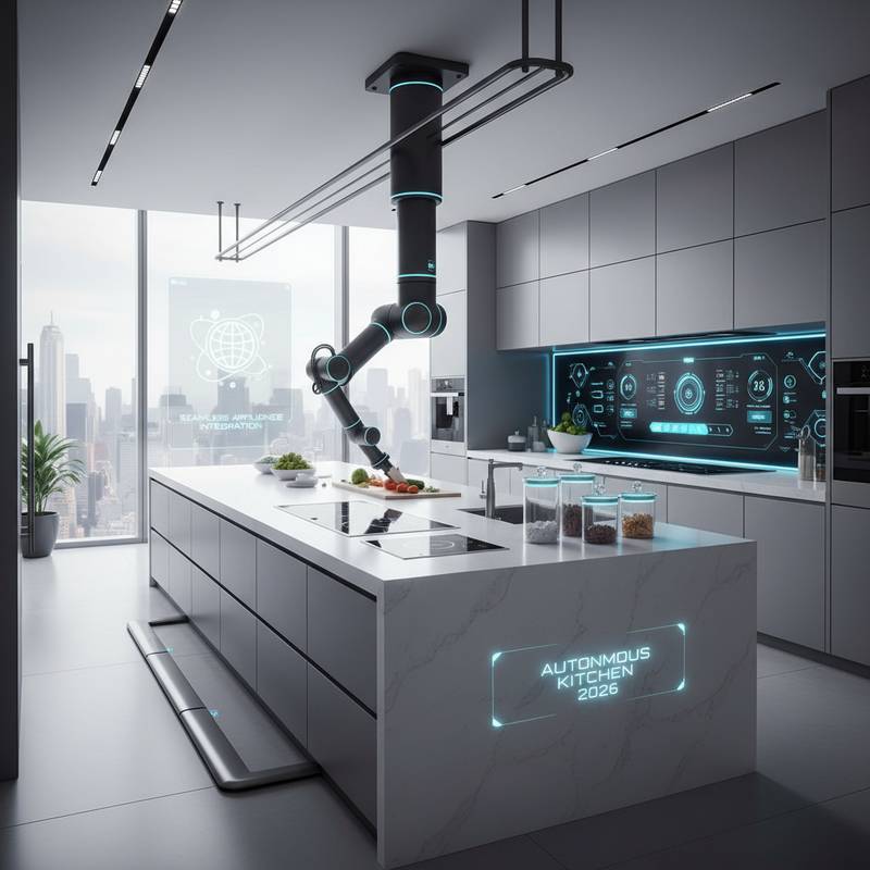 Featured image for Robotic Kitchens Will Cook Your Dinner by 2026