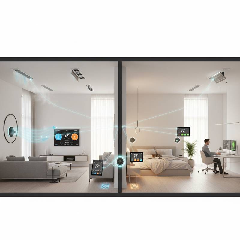 Featured image for Smart Homes Split Into Zones for Custom Comfort