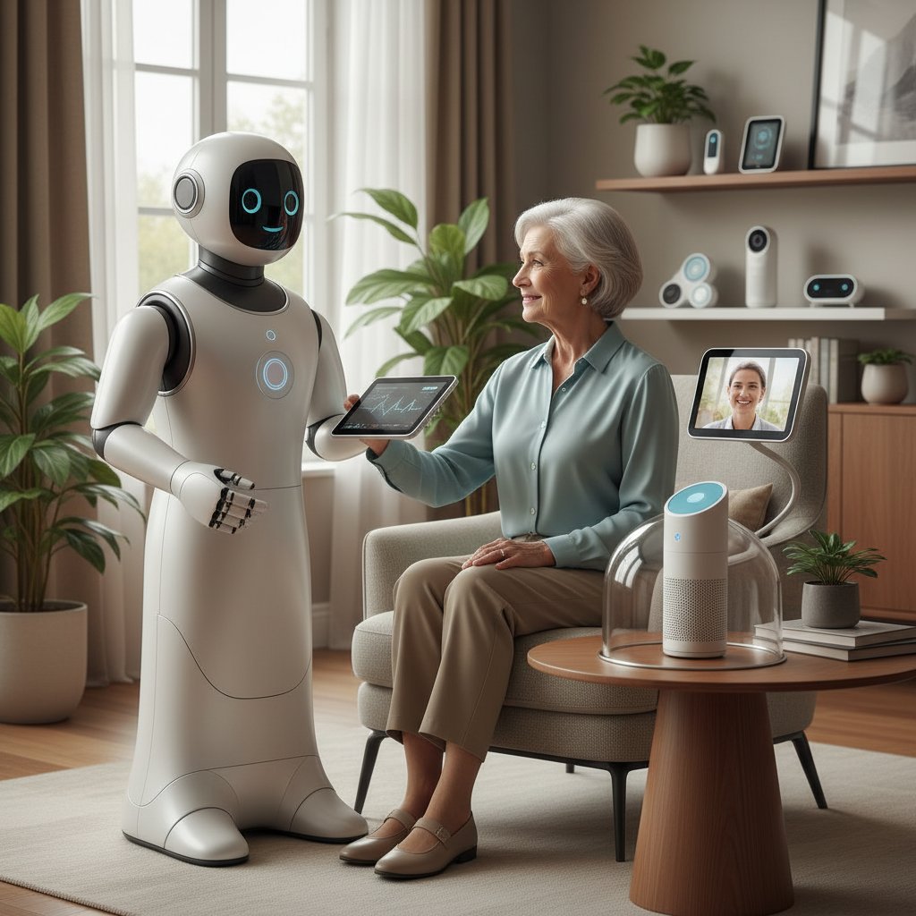 Featured image for Elderly Care Robots Now Outsell Smart Speakers