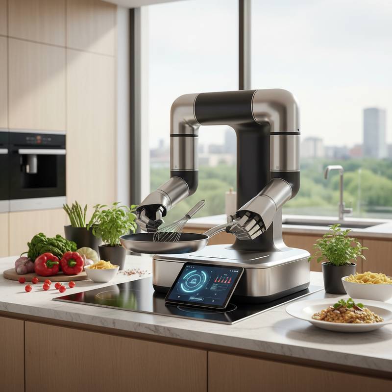 Featured image for Robot Chefs Bring Gourmet Meals to Your Countertop