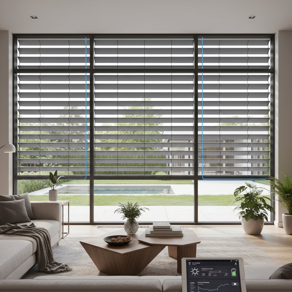 Featured image for Solar Blinds That Generate Power While Blocking Glare