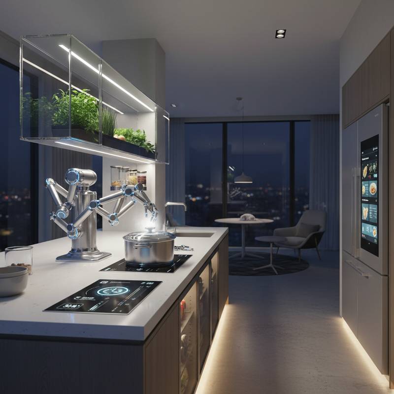 Featured image for Smart Kitchens That Cook While You Sleep