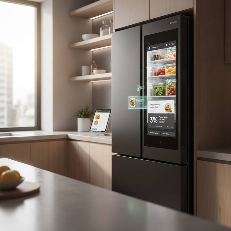 Featured image for AI Fridges Track Your Food So Nothing Spoils