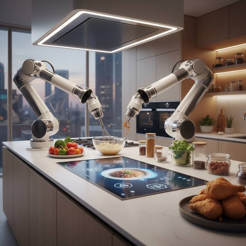 Featured image for Robotic Arms Now Cook Viral Recipes in Your Kitchen