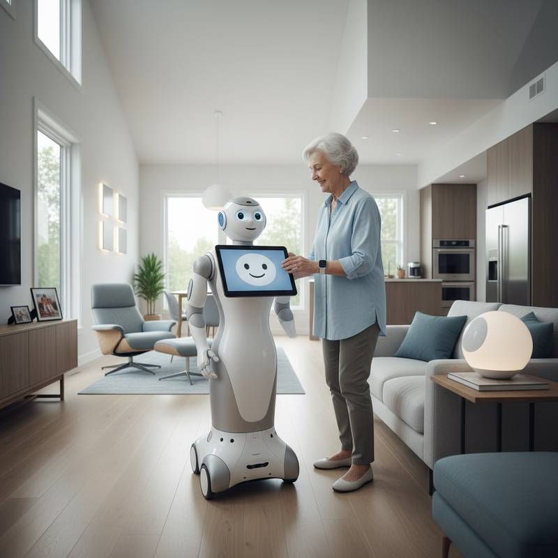 Featured image for Care Robots Bring Affordable Independence to Aging Homes